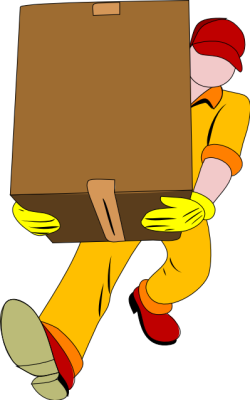 Delivery Man with box