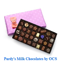 Win a 454g box of Purdy's Milk Chocolates!