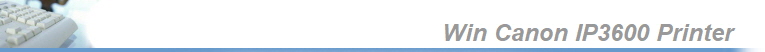 Win Canon IP3600 Printer